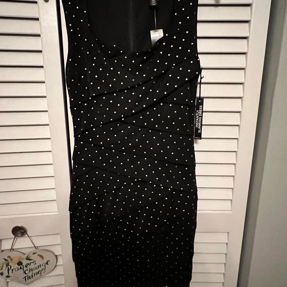 Night out black dress with shape wear - New with tags! Little black dress